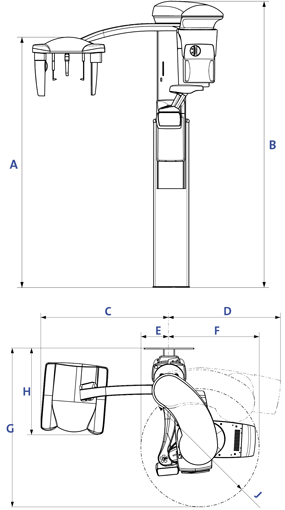 Drawing of dimensions